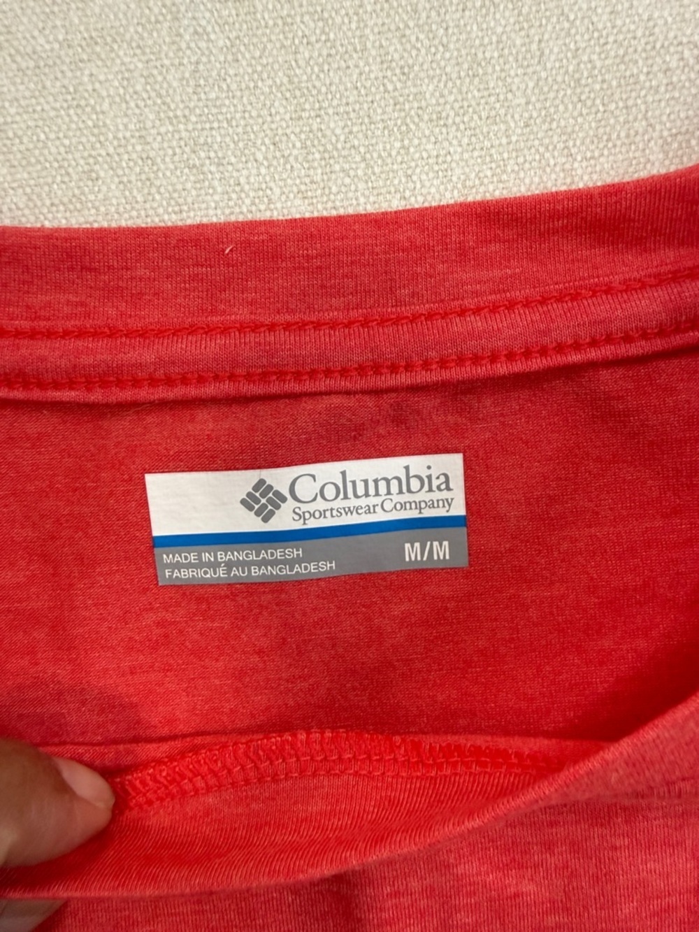 Columbia Red,Orange Women's Sleeveless Tank Top - Picture 2 of 7